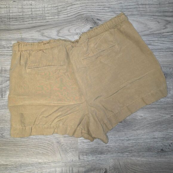 Ann Taylor LOFT Soft Loose Fit Drawstring Linen Shorts Size Medium - Picture 3 of 4